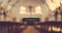 Desktop Screenshot of burlingtonagape.org
